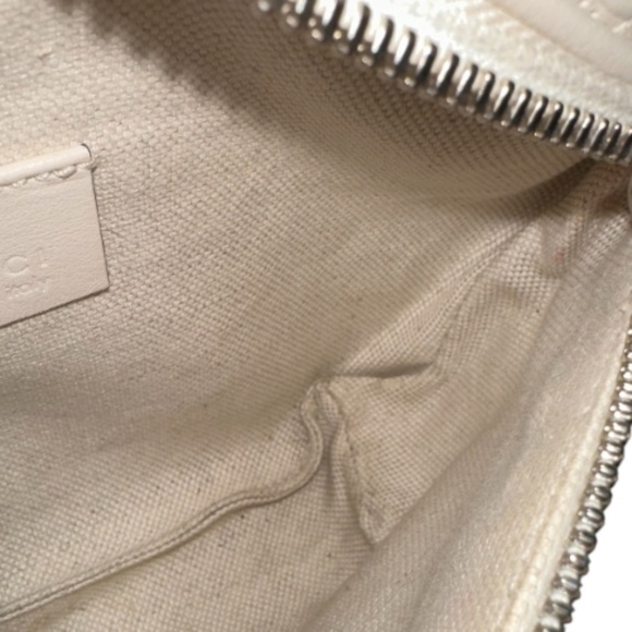 GUCCI Calfskin GG Tennis Embossed Belt Bag - Picture 15 of 16